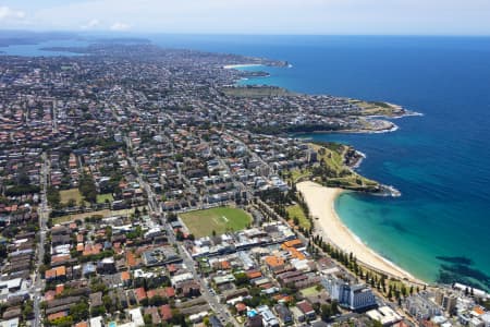 Aerial Image of COOGEE BEACH, SHOPS AND HOMES