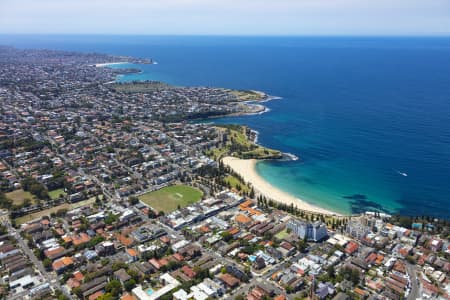 Aerial Image of COOGEE BEACH, SHOPS AND HOMES