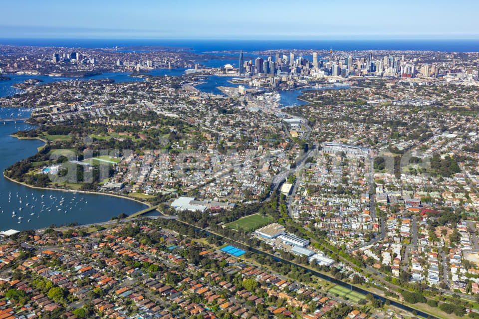 Aerial Image of Haberfield and Dobroyd Point
