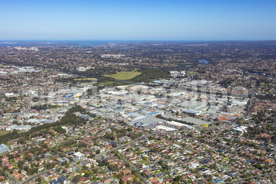 Aerial Image of Padstow and Bankstown
