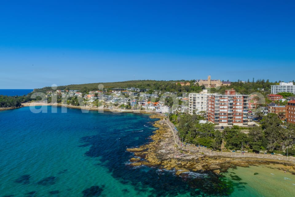 Aerial Image of Bower Street Manly
