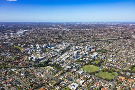 Aerial Image of BANKSTOWN CENTRAL AND CBD