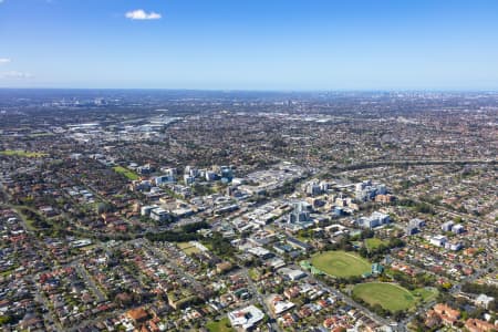 Aerial Image of BANKSTOWN CENTRAL AND CBD