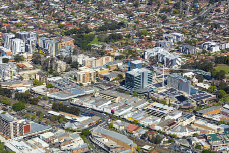 Aerial Image of BANKSTOWN CENTRAL AND CBD