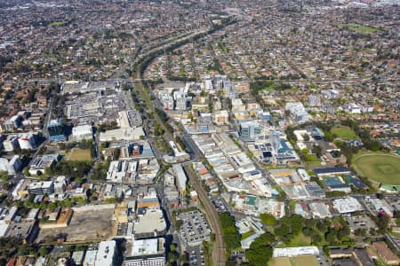 Aerial Image of BANKSTOWN CENTRAL AND CBD