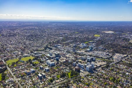 Aerial Image of BANKSTOWN CENTRAL AND CBD