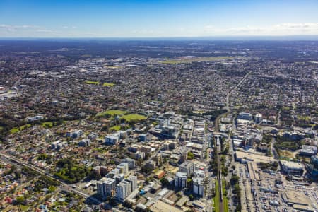 Aerial Image of BANKSTOWN CENTRAL AND CBD