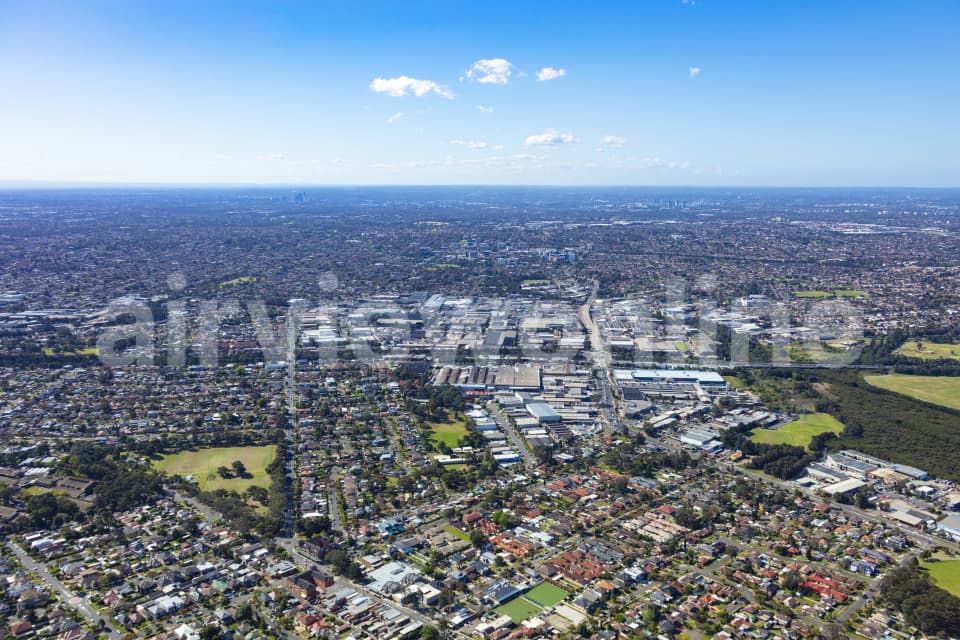 Aerial Image of Bankstown and Padstow