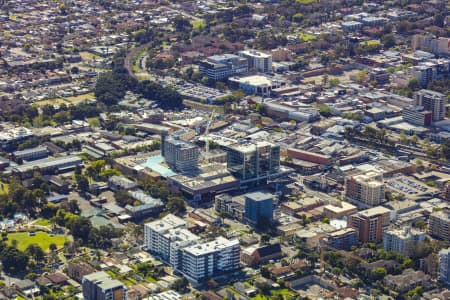 Aerial Image of BANKSTOWN CENTRAL AND CBD