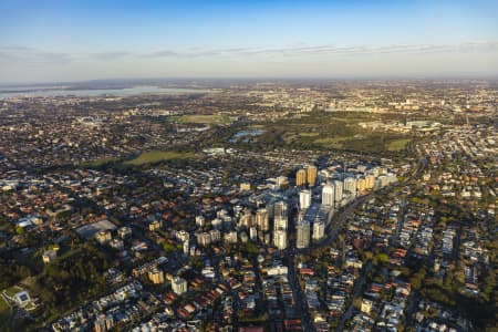 Aerial Image of BONDI JUNCTION EARLY MORNING