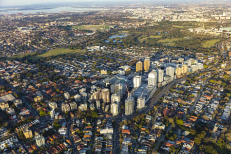 Aerial Image of BONDI JUNCTION EARLY MORNING