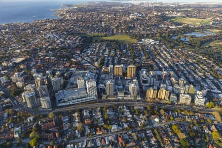 Aerial Image of BONDI JUNCTION EARLY MORNING