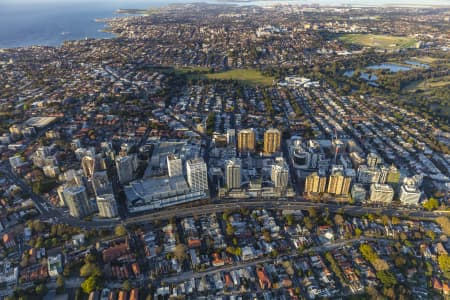 Aerial Image of BONDI JUNCTION EARLY MORNING