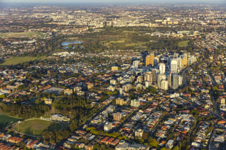 Aerial Image of BONDI JUNCTION EARLY MORNING