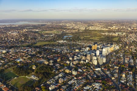 Aerial Image of BONDI JUNCTION EARLY MORNING