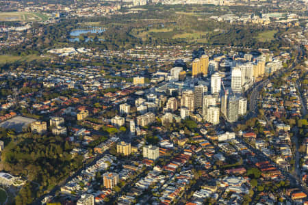 Aerial Image of BONDI JUNCTION EARLY MORNING