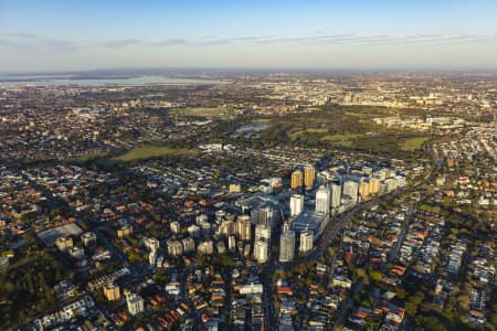 Aerial Image of BONDI JUNCTION EARLY MORNING