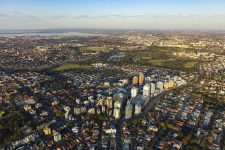 Aerial Image of BONDI JUNCTION EARLY MORNING