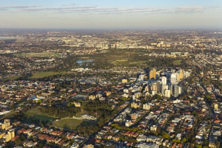 Aerial Image of BONDI JUNCTION EARLY MORNING