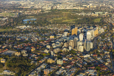 Aerial Image of BONDI JUNCTION EARLY MORNING