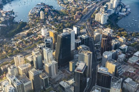 Aerial Image of NORTH SYDNEY EARLY MORNING