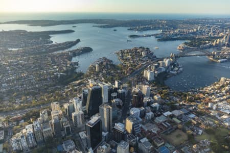 Aerial Image of NORTH SYDNEY EARLY MORNING