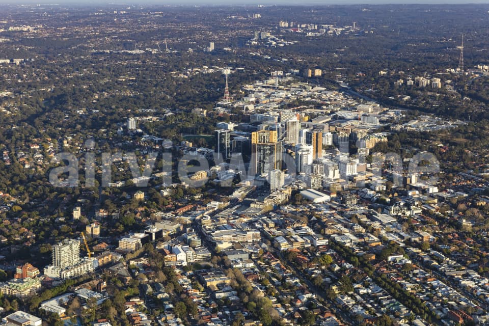 Aerial Image of St Leonards Early Morning