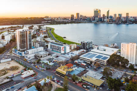 Aerial Image of SOUTH PERTH SUNSET