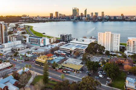 Aerial Image of SOUTH PERTH SUNSET