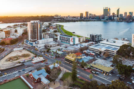 Aerial Image of SOUTH PERTH SUNSET