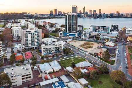 Aerial Image of SOUTH PERTH SUNSET