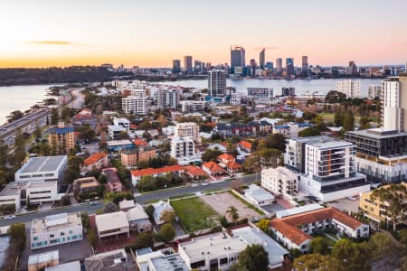 Aerial Image of SOUTH PERTH SUNSET