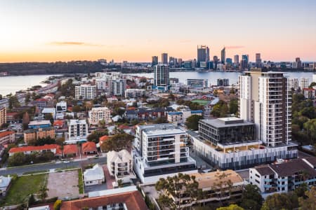 Aerial Image of SOUTH PERTH SUNSET