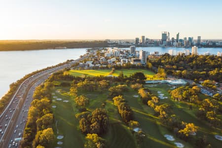 Aerial Image of SOUTH PERTH GOLF COURSE
