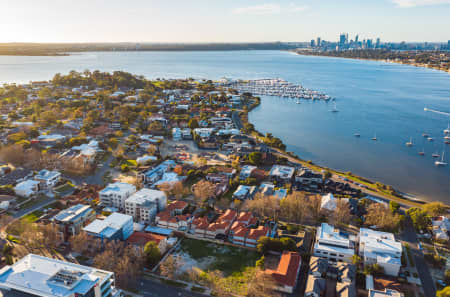 Aerial Image of CANNING BRIDGE SUNSET