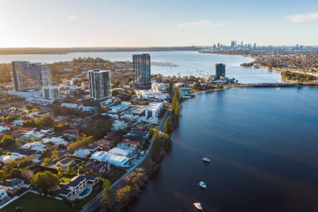Aerial Image of CANNING BRIDGE SUNSET