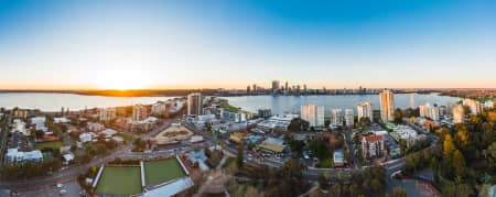 Aerial Image of SOUTH PERTH SUNSET