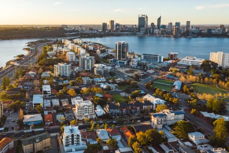 Aerial Image of SOUTH PERTH SUNSET