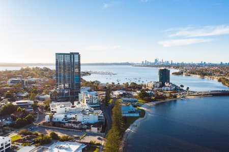 Aerial Image of CANNING BRIDGE SUNSET