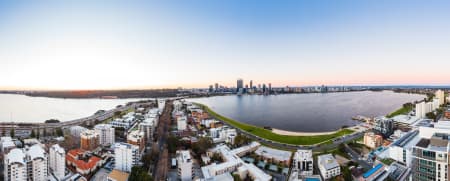 Aerial Image of SOUTH PERTH SUNSET