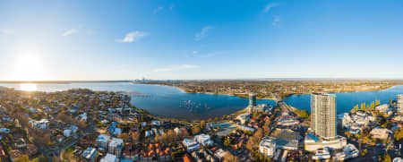 Aerial Image of CANNING BRIDGE SUNSET