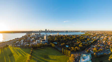Aerial Image of SOUTH PERTH SUNSET