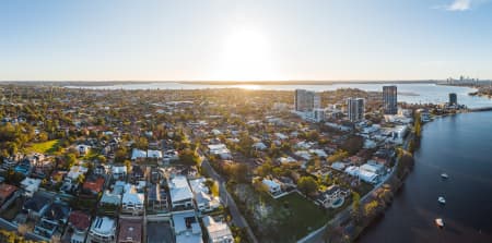 Aerial Image of CANNING BRIDGE SUNSET