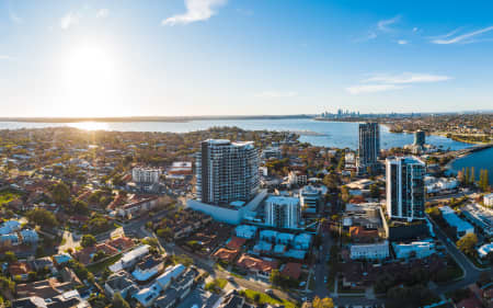 Aerial Image of CANNING BRIDGE SUNSET