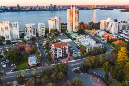 Aerial Image of SOUTH PERTH SUNSET