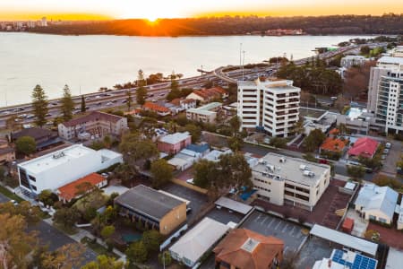 Aerial Image of SOUTH PERTH SUNSET