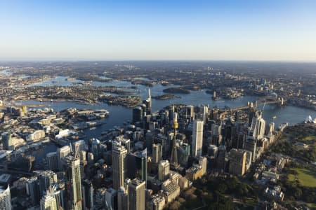 Aerial Image of SYDNEY EARLY MORNING