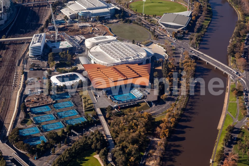 Aerial Image of Melbourne Park