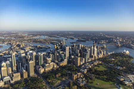 Aerial Image of SYDNEY EARLY MORNING