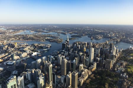 Aerial Image of SYDNEY EARLY MORNING